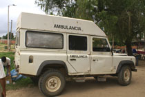 Krankenwagen in Rurrenabaque